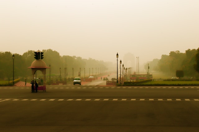 New delhi fog