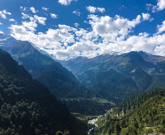 Lesser Himalayan mountain range in India