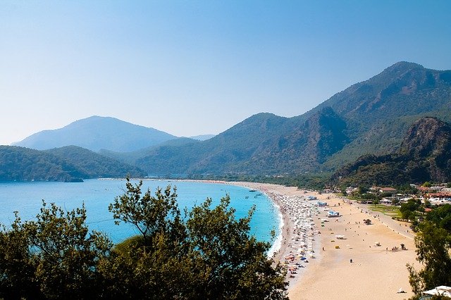 A beach in Turkey