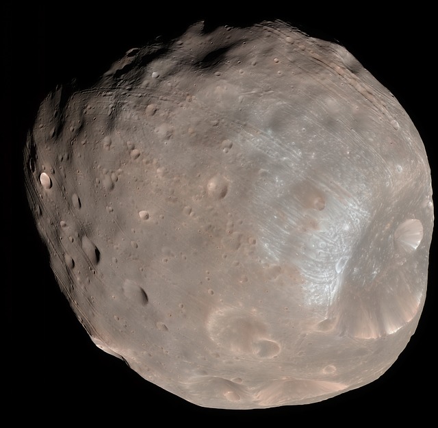 Phobos, the larger moon of Mars