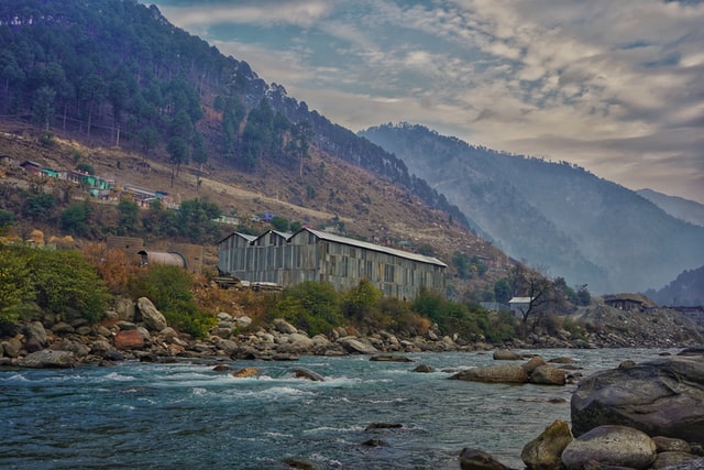 Yamuna river in the Himalayas