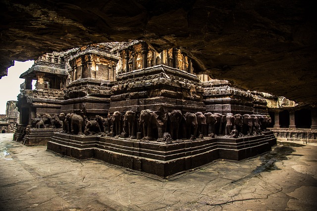 Kailasa temple in Ellora, Maharashtra