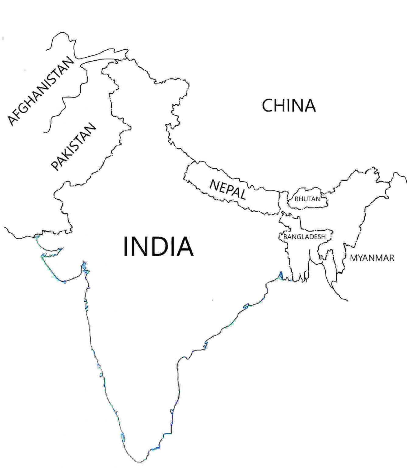 india-s-borders-international-borders-in-india-geography-host