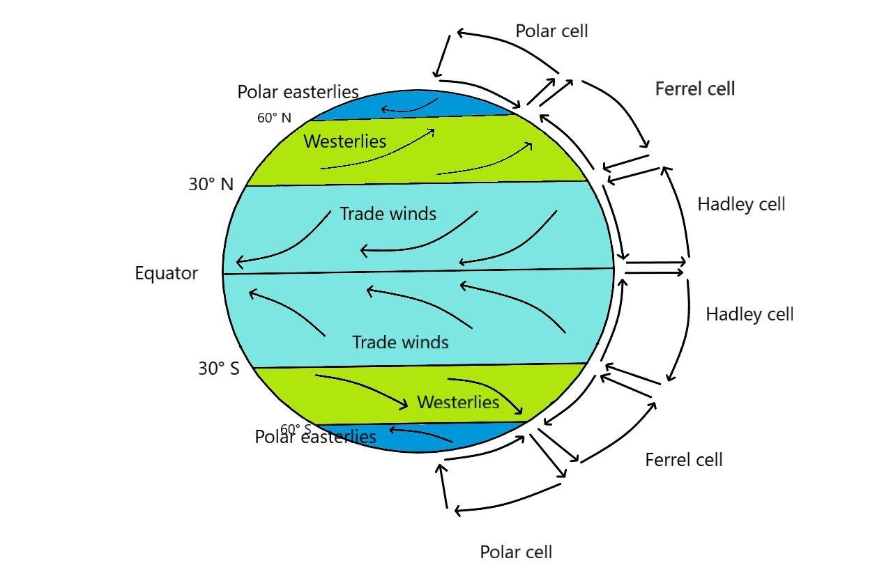 prevailing westerlies definition