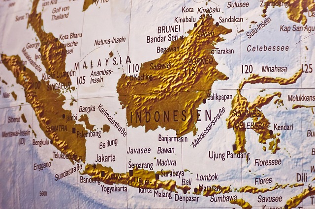 A map of Southeast Asia 