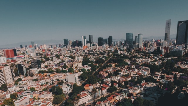 A view of the Mexico city
