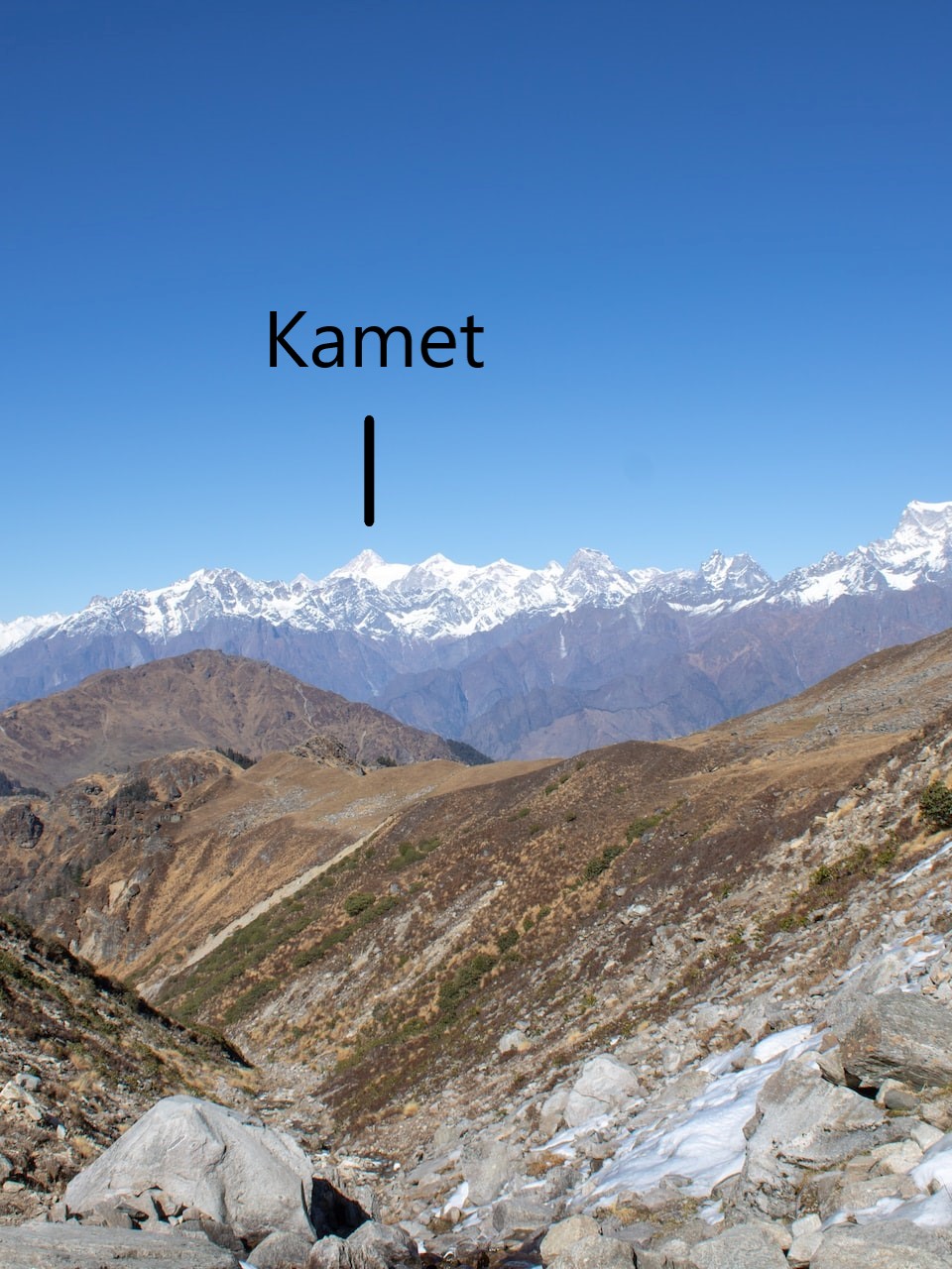 Beautiful mountain peaks of Uttarakhand Himalayas - GEOGRAPHY HOST, image size:960x1280