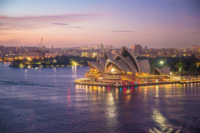 Sydney, the largest city in Australia