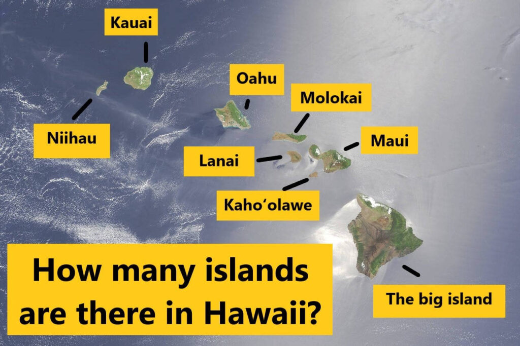 An image showing Hawaiian islands