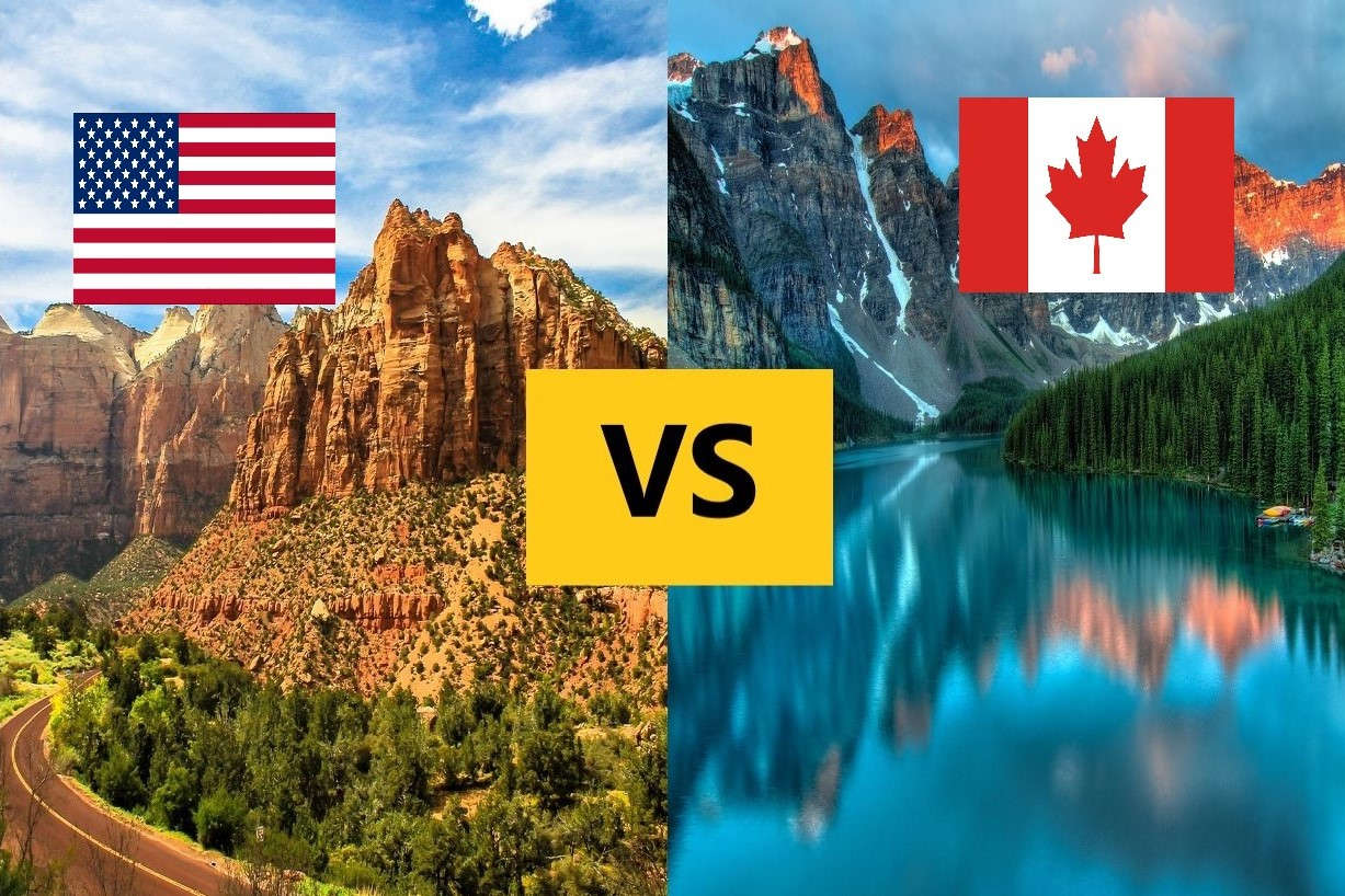 canada vs usa tourism