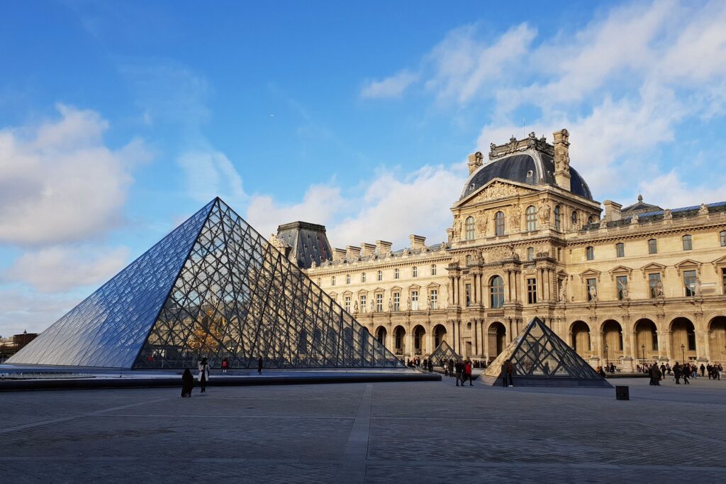 Louvre Museum in Paris, France