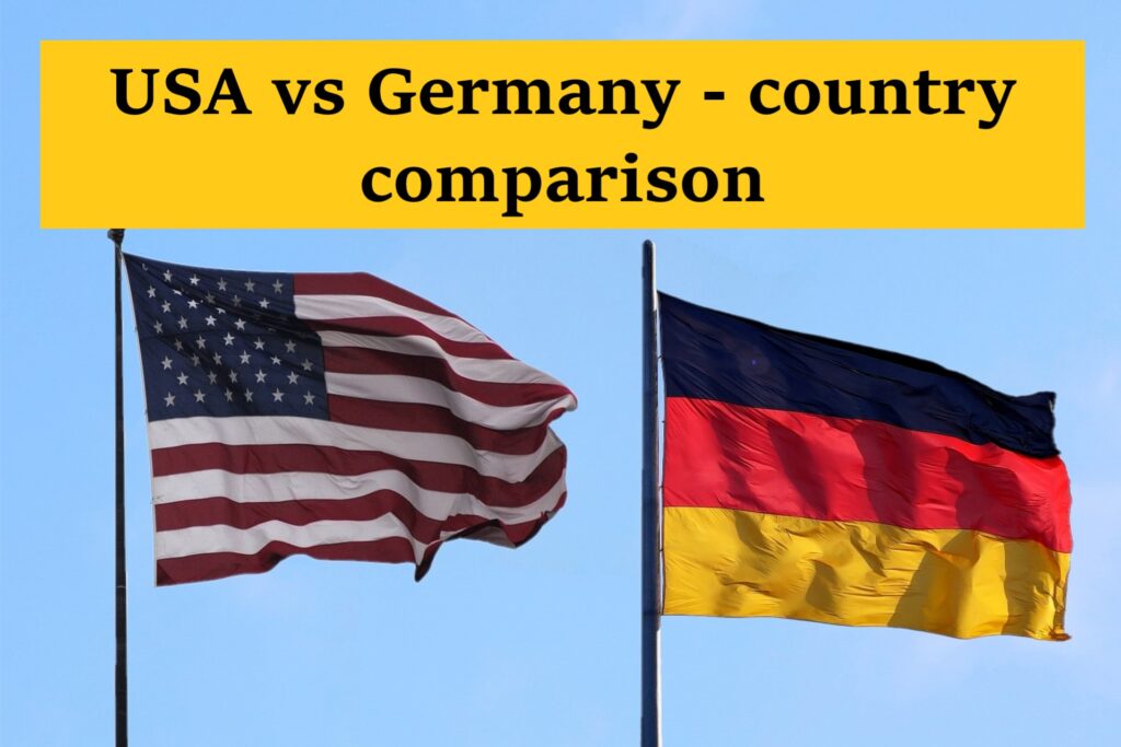 Flags of the United States and Germany
