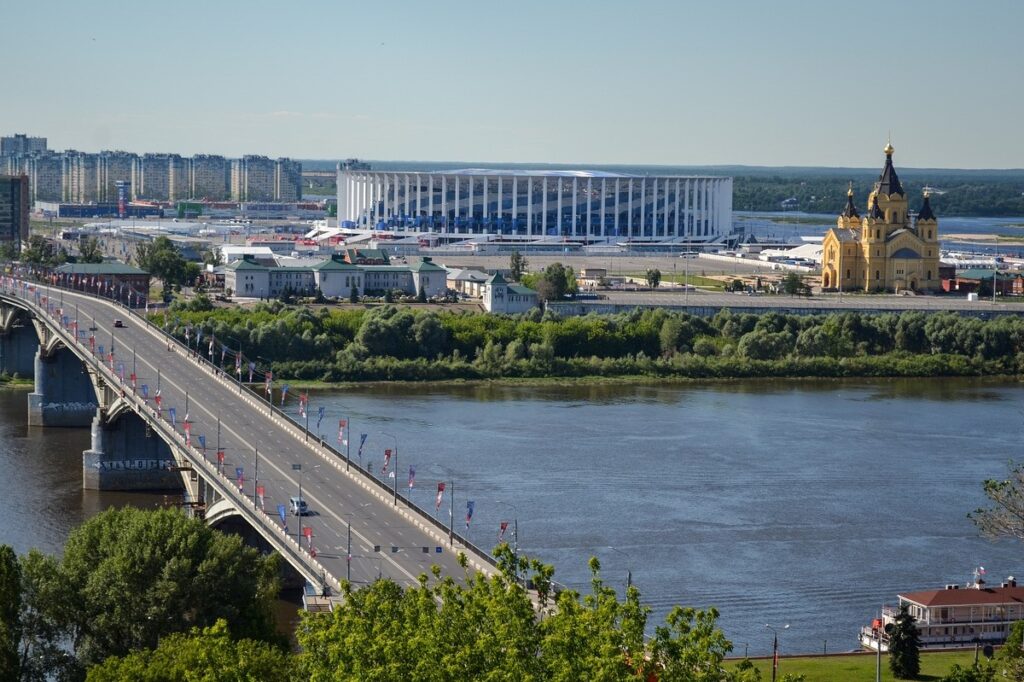 Volga River in Nizhny Novgorod, Russia
