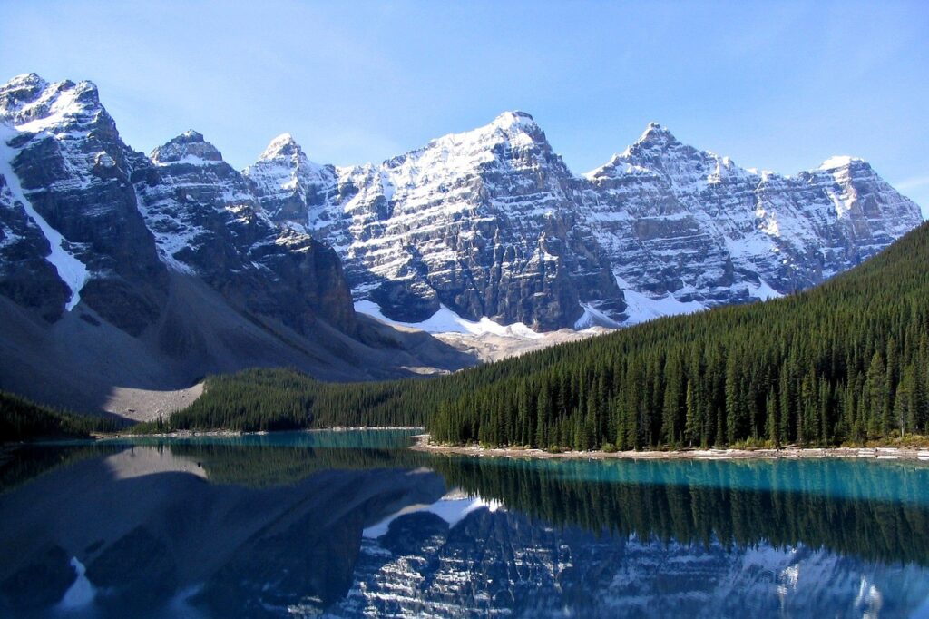 Banff national park in Canada