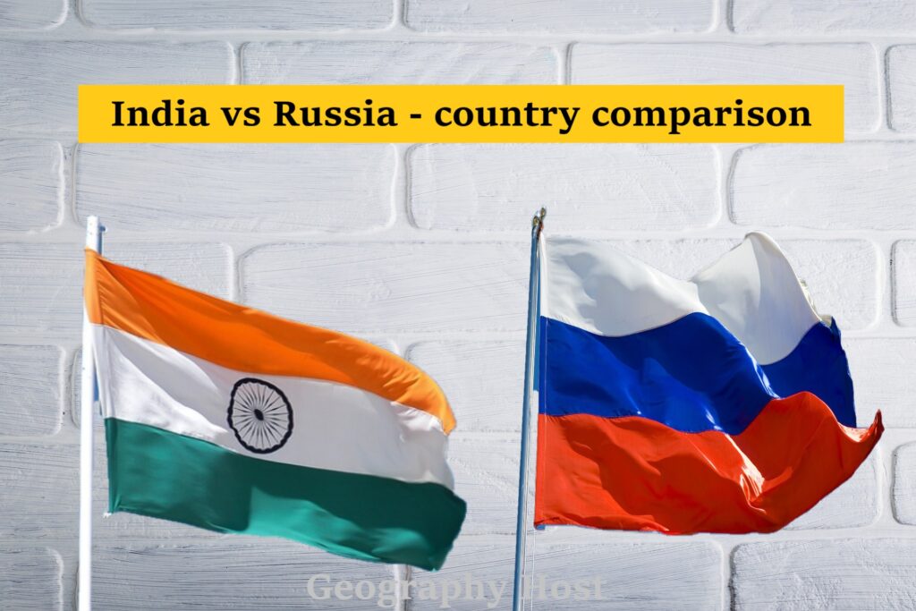 Flags of India and Russia