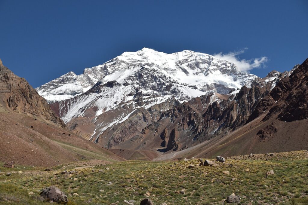 Aconcagua is the highest mountain in Argentina and the Americas. It is also the highest mountain outside Asia.