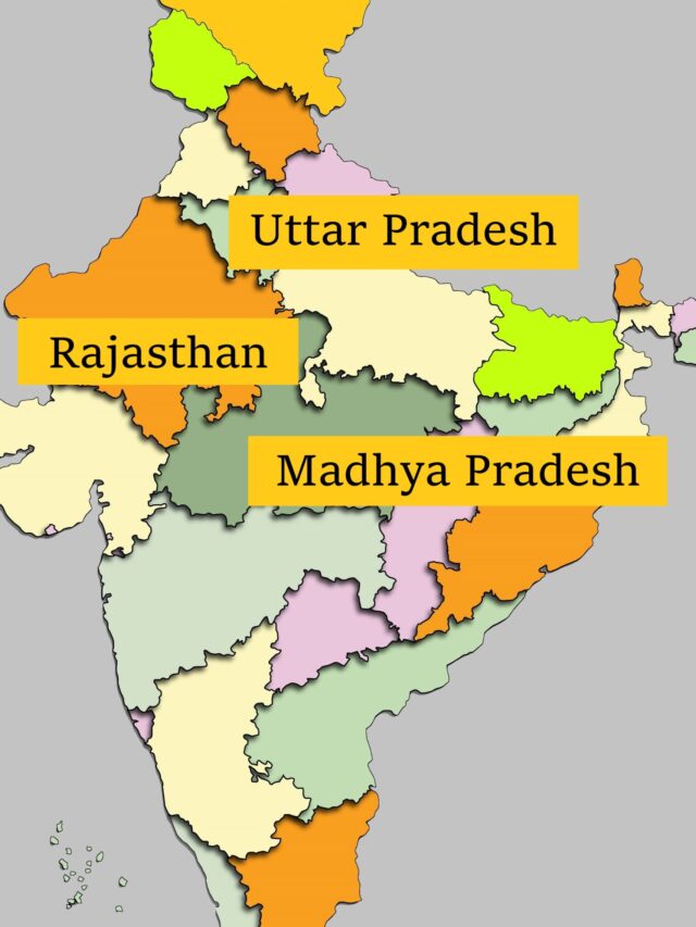 Indian states with the highest number of districts