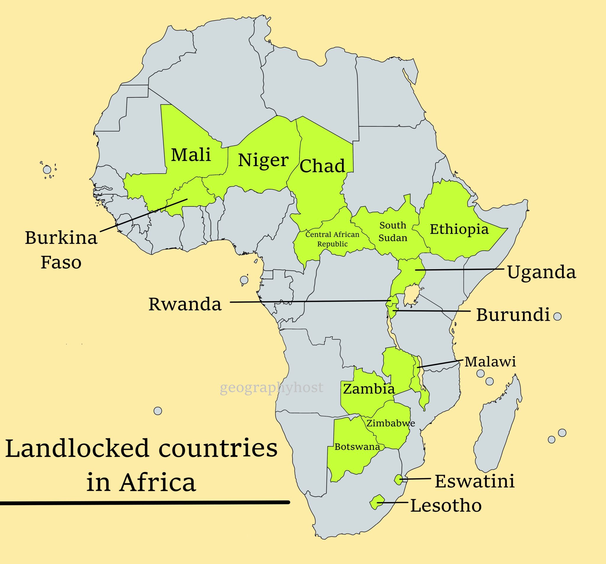 16 Landlocked countries in Africa - GEOGRAPHY HOST