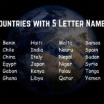 Countries with 5 letter names