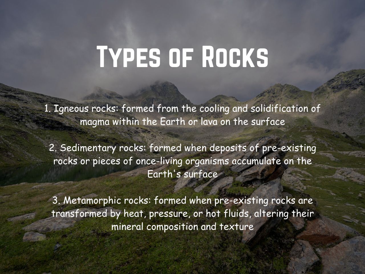 Types of rocks | Igneous, Sedimentary, Metamorphic