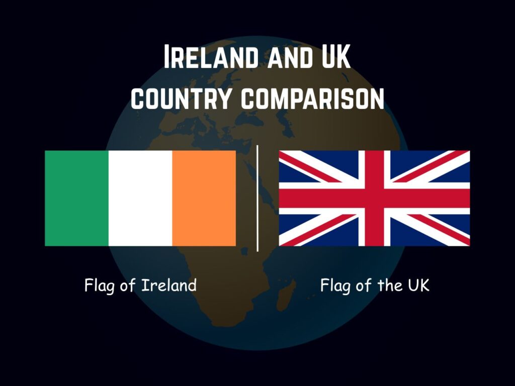 Flags of Ireland and the UK