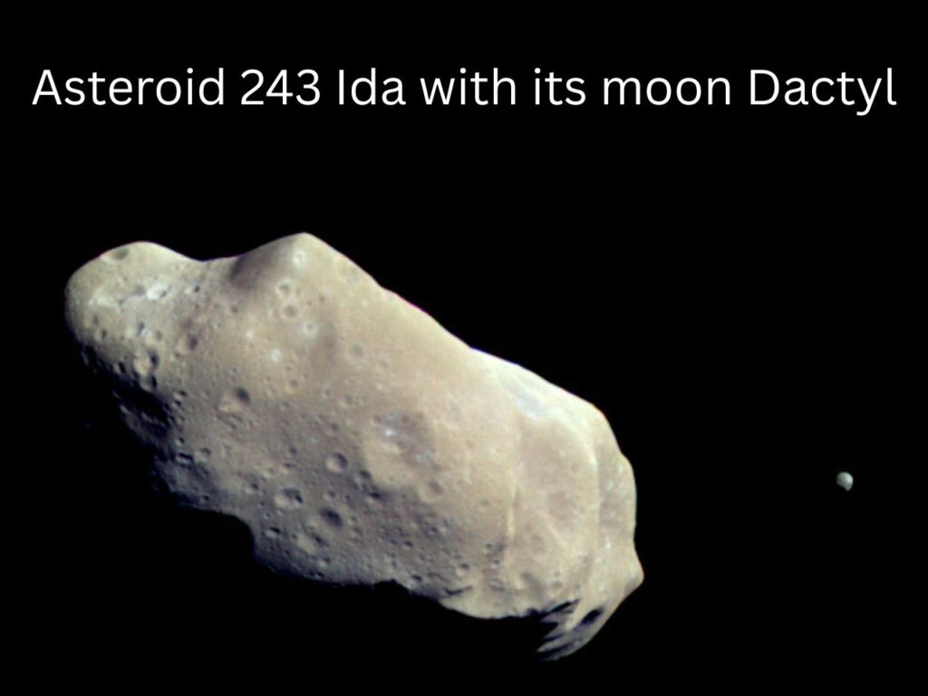 Asteroid 243 Ida and its moon Dactyl