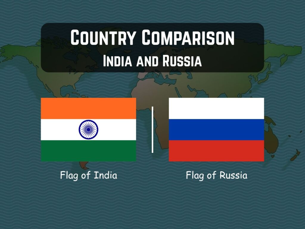 Flags of India and Russia