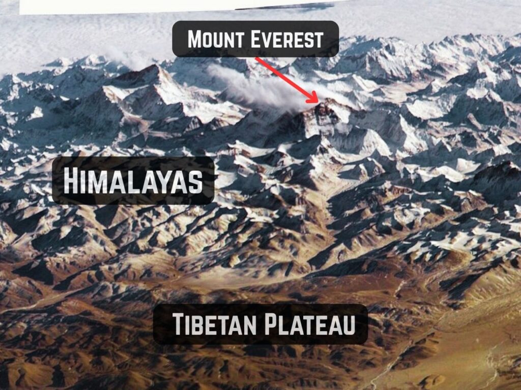 Mount Everest, the Himalayas, and the Tibetan Plateau photographed from the International Space Station