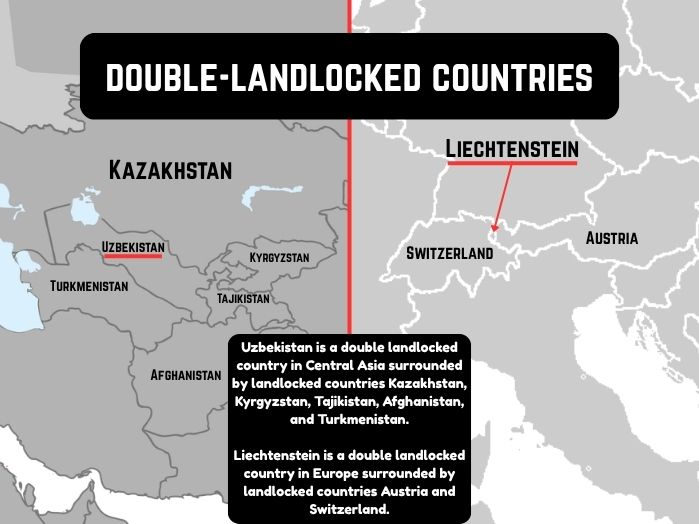 Double landlocked countries