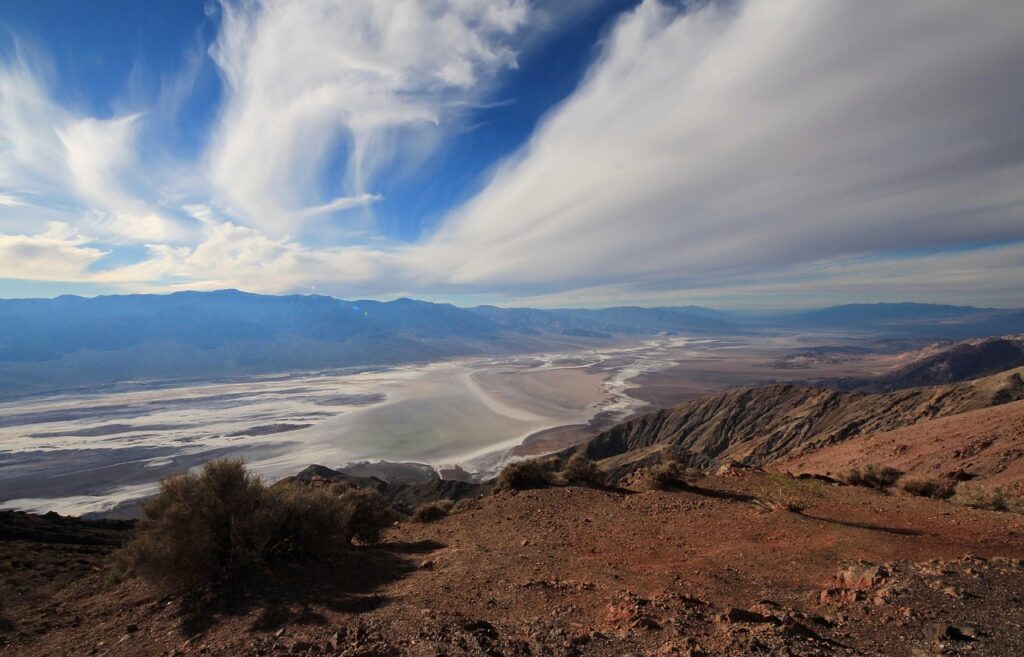 Badwater Basin, Death Valley, California, the lowest point in the United States