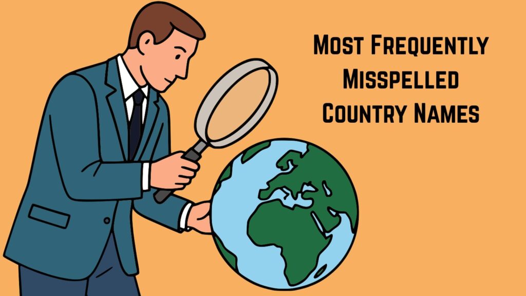Most Frequently Misspelled Country Names