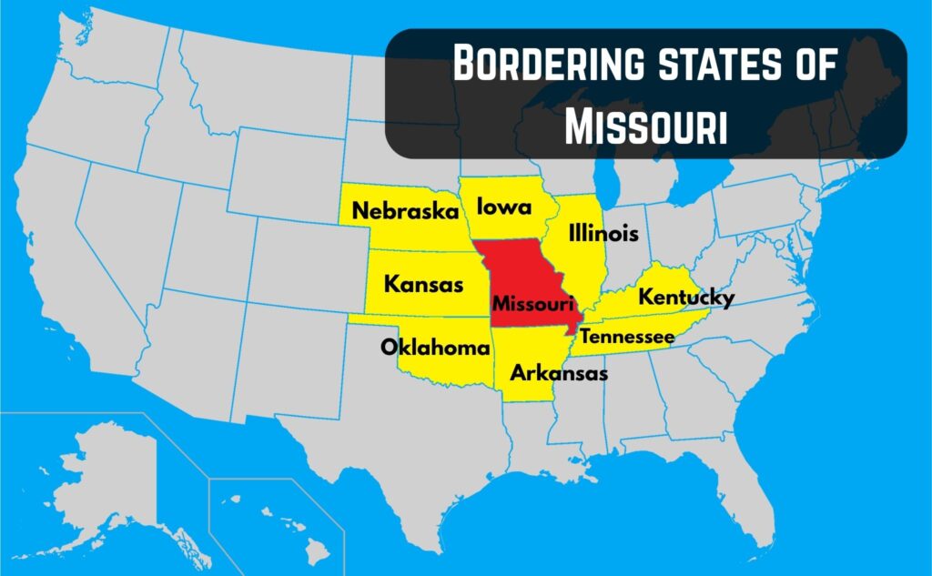 Bordering States of Missouri