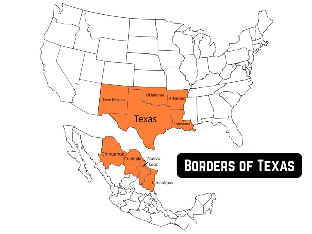 Borders of Texas