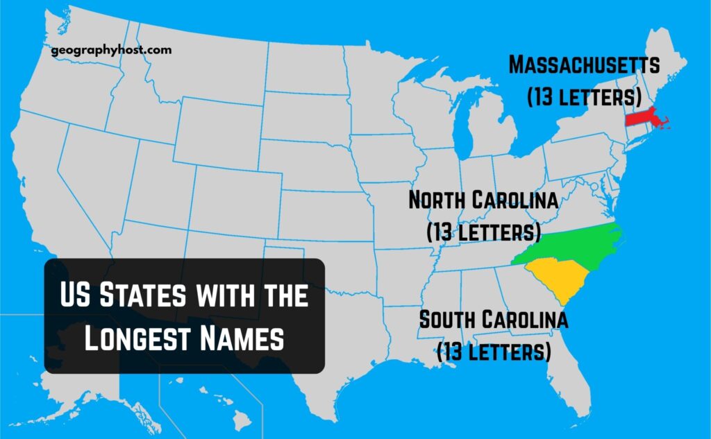 US States with the Longest Names